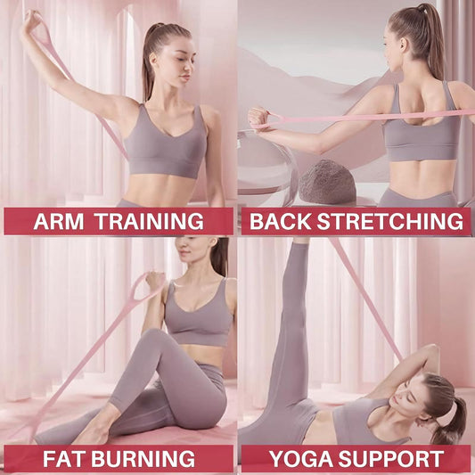 Silicone Yoga Resistance Stretch Band