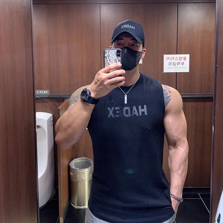 Cotton Sleeveless Gym Tank For Men