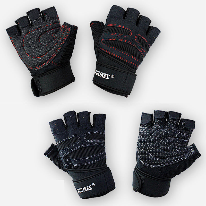 Non-Slip Half-Finger for Weightlifting