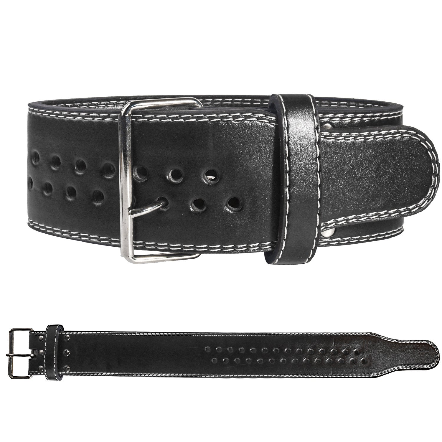 Leather Weightlifting Belt Gym Support