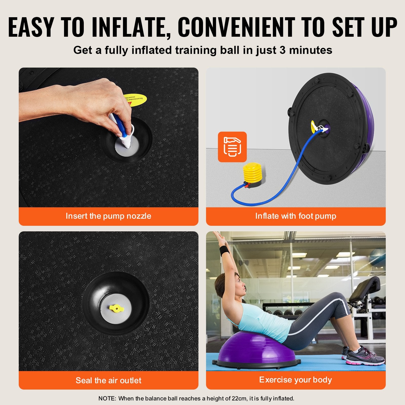 23 Inch Balance Exercise Ball