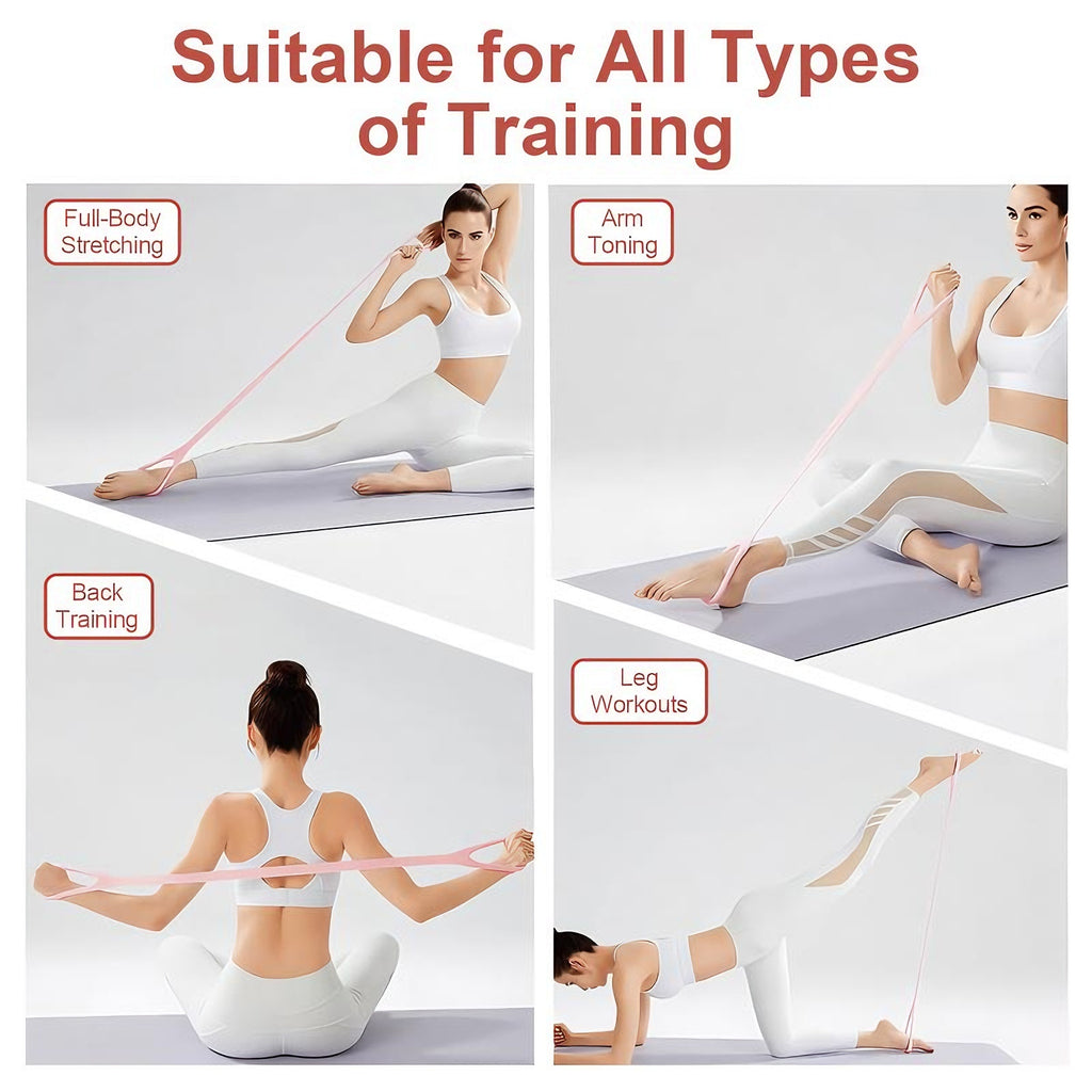 Silicone Yoga Resistance Stretch Band