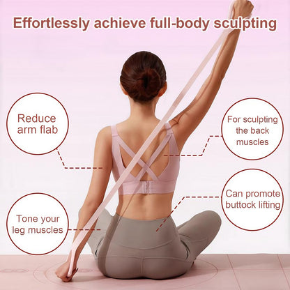 Silicone Yoga Resistance Stretch Band