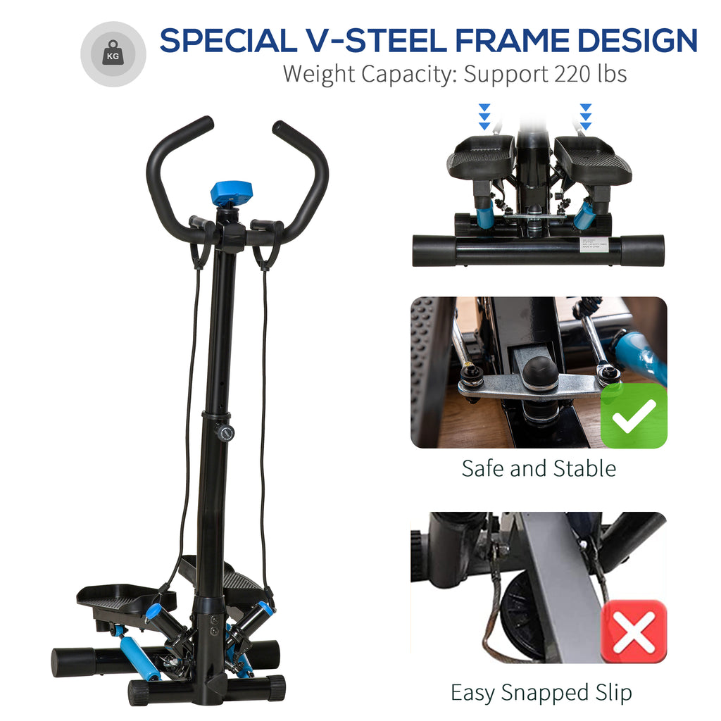 Adjustable Twist Stepper Fitness Machine