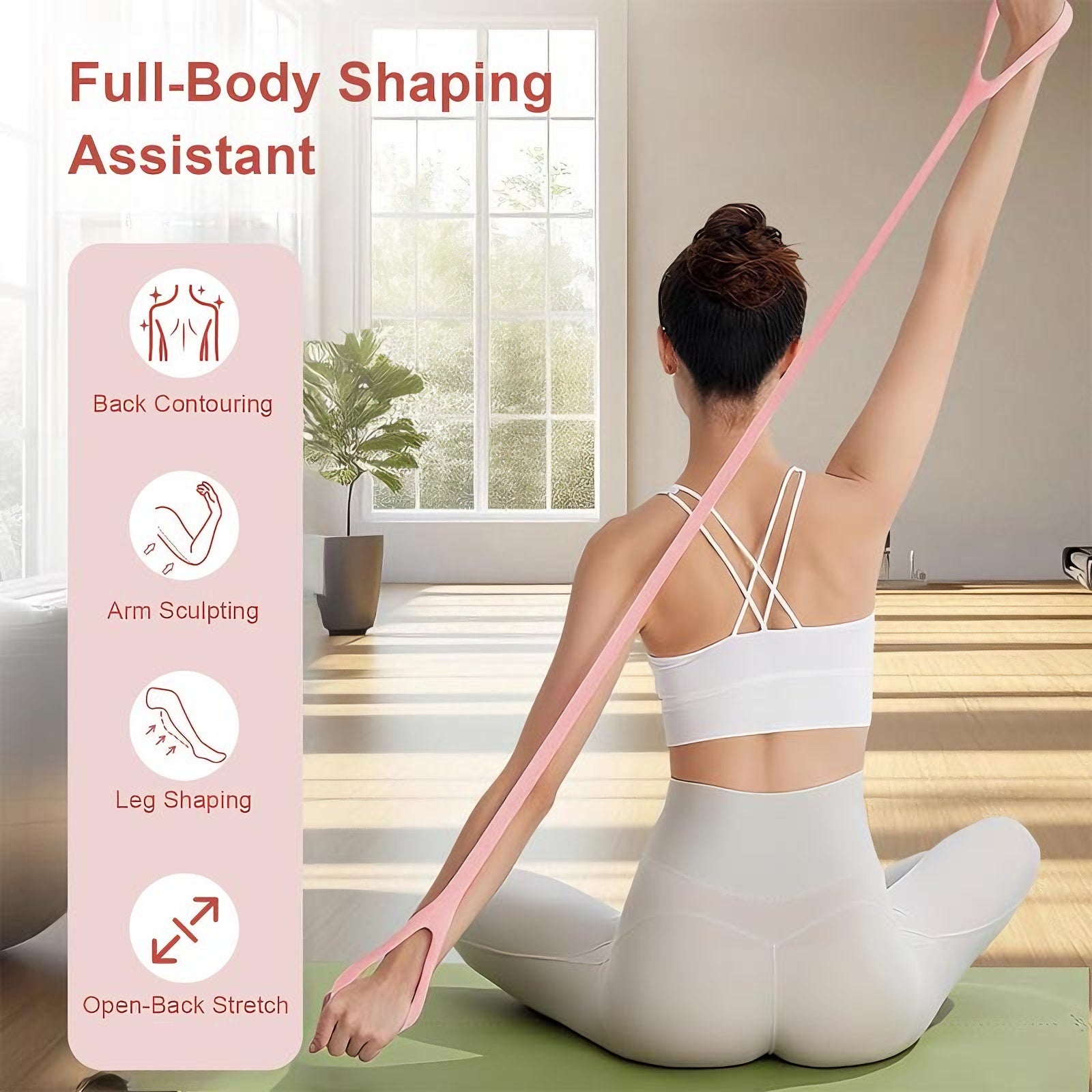 Silicone Yoga Resistance Stretch Band