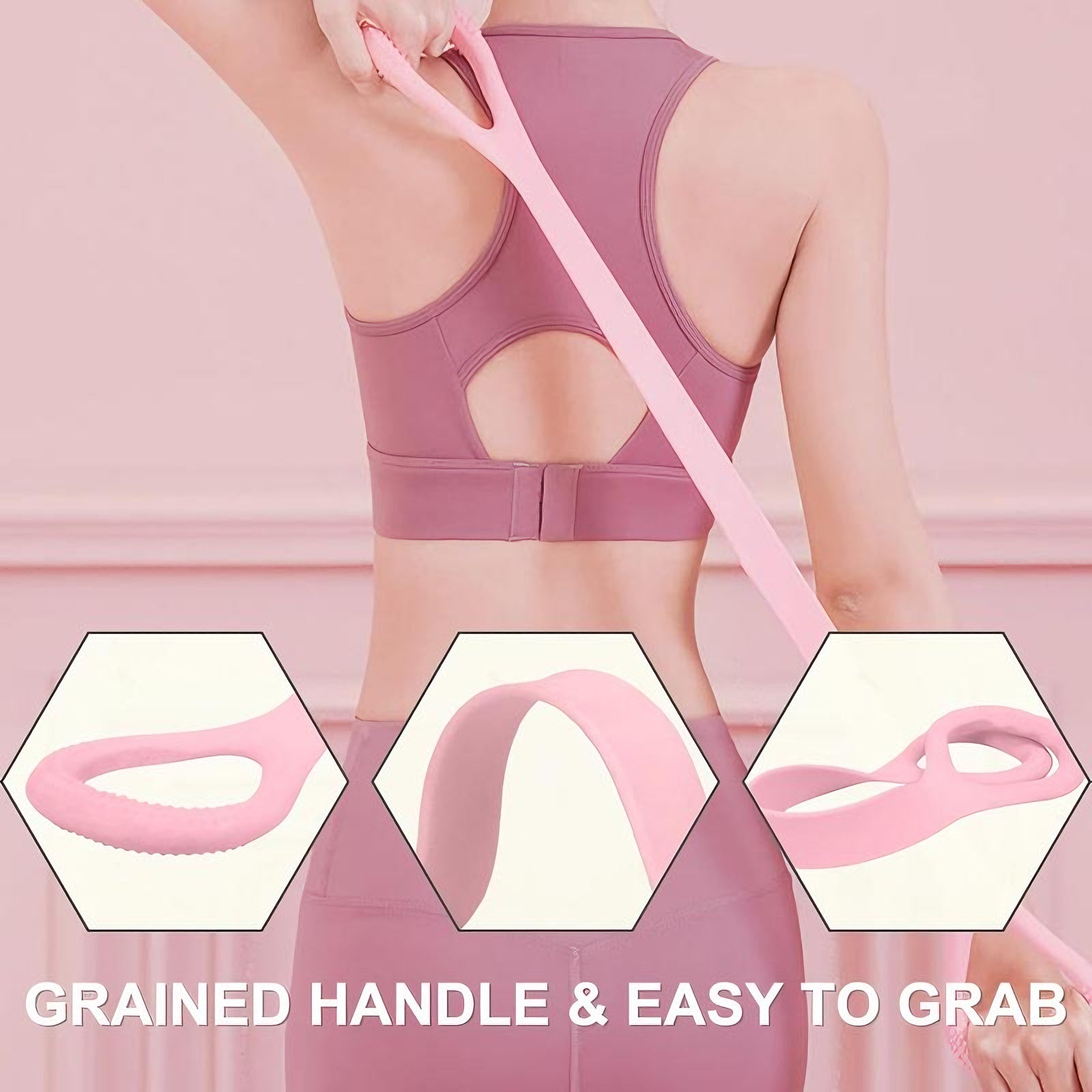 Silicone Yoga Resistance Stretch Band
